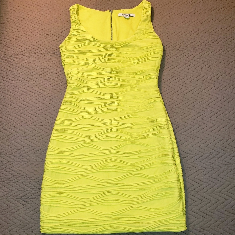 Lime Yellow Dress